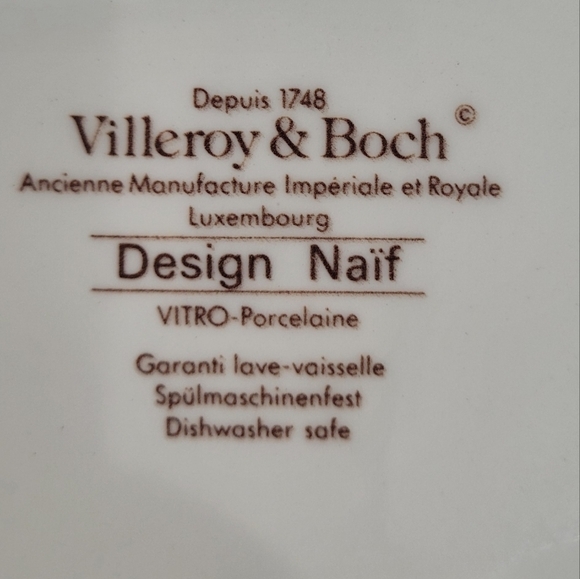 Villeroy & Boch Design Naif #5 - By the Fireside Porcelain 8 1/4" Salad Plate - Picture 4 of 5